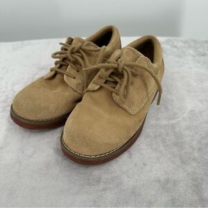 Little Boys Dexter Tan Suede Dress Shoes Size 12.5 EUC